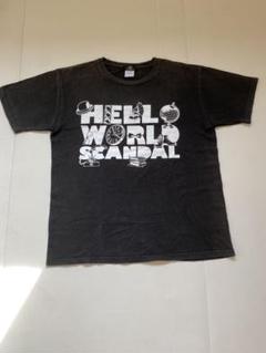 スキャンダルのストレンジャーTシャツ 黒地にプリント サイズはM Scandal スキャンダルのストレンジャーTシャツ 黒地にプリント サイズはM