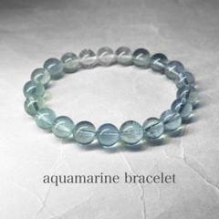 【希少】パワーストーン　ブラックレインアクアマリン　6mm　ブレスレット 希少】パワーストーンブラックレインアクアマリン6mmブレスレット