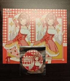 花海佑芽 マリオンクレープ ポストカード 缶バッジ 学マス