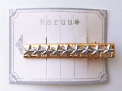 【現品1点】シルバースタッズヘアクリップ❤️