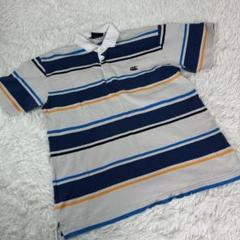 ✅VINTAGE カンタベリー ボーダフォン 携帯 企業 ポロシャツ 90s 90年代 90s カンタベリー マルチカラー 緑 グリーン 黒 ブラック