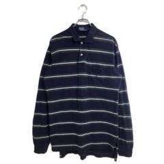 ポロバイラルフローレン ポロシャツ L 長袖 ボーダー カジュアル 春秋 上品