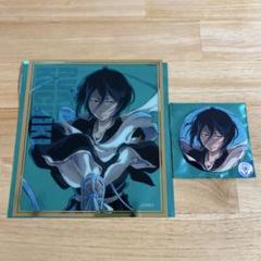 BLEACH WORLD クリアミニ色紙 缶バッジ 朽木ルキア