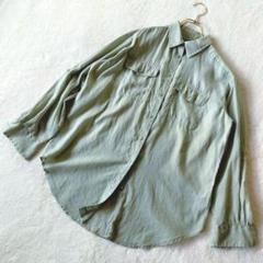 ローレンラルフローレン リネンシャツ 2way サファリシャツ　ブラウス