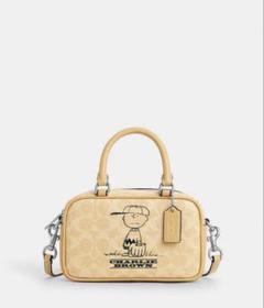 COACH テリ ショルダー バッグ チャーリー ブラウン イエロー 公式】COACH – コーチ | 【COACH X PEANUTS】テリ ショルダー