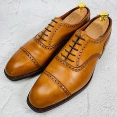 【美品】クロケットアンドジョーンズ ハンドグレードセミブローグ 内羽根 6.5E