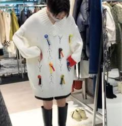 yanyan オーバーサイズニット - メルカリ