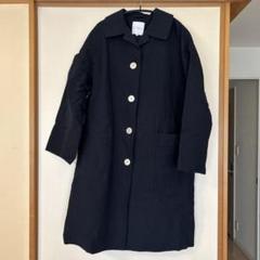 美品 マッキントッシュフィロソフィー カシミヤ混 チェスターコート ロング丈 黒 2025年最新】MACKINTOSH PHILOSOPHY レディース チェスター