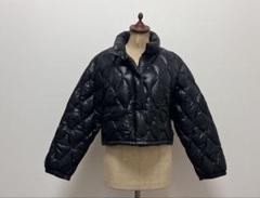 【美品】Moncler ショートダウンレディース ダウンジャケット 青タグ 40 美品】Moncler ショートダウンレディース ダウンジャケット 青