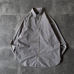 2001年製 OLD GAP チェック柄 BDシャツ M オレンジ A285