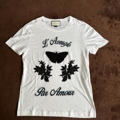 GUCCI ホワイト Tシャツ L' Aveugle Par Amour - メルカリ