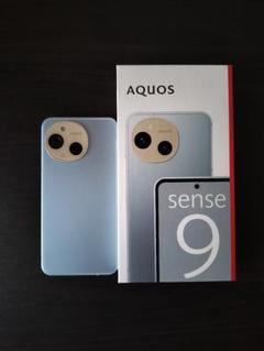 SHARP AQUOS sense9 SH-M29 ブルー 128GB ケース付