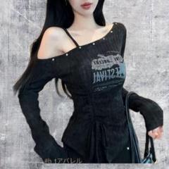 y2k 平成GAL チェーン オフショル ミニワンピ 当時物 00s y2k 平成GAL チェーン オフショル ミニワンピ 当時物 00sZERO571