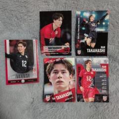 【のんちゃん】バレーボール ♡ 高橋藍選手  ユニフォームとmini色紙 高橋藍☆バレーボール男子日本代表2025トレーディングmini色紙
