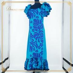 美品♡ハワイ製 フラダンス衣装ブルー T&L MUUMUU FACTORYドレス 2025年最新】muumuu factoryの人気アイテム - メルカリ