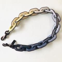 匿名配送／美品／COACH／レザー カバード ショート チェーン ストラップ／ 公式】COACH – コーチ | レザー カバード ショート チェーン