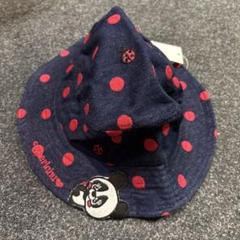 新品Cheriharu ドット柄パンダハット