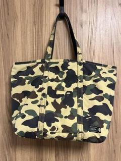 A BATHING APE x PORTER 1stサル迷彩柄トートバッグ A BATHING APE x PORTER 1stサル迷彩柄トートバッグ - メルカリ