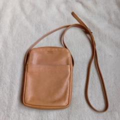 新入荷 Rinori リノリ レザー ショルダーバッグ 茶☆ショルダーポーチ バッグ