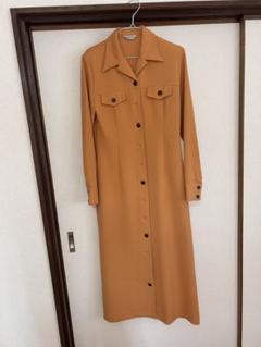 PartiR ベージュロングコート （オレンジ系） ロングコート メンズ トレンチコート 春 秋 スプリングコート