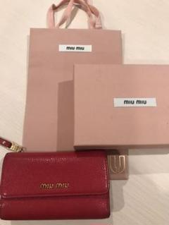 値下げ中!!【箱・紙袋付き】 MIUMIU 三つ折財布