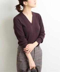 IENA（イエナ）の「3x3リブ Uネックプルオーバー◇（ニット