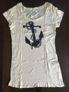 アンカー プリント Tシャツ 半袖