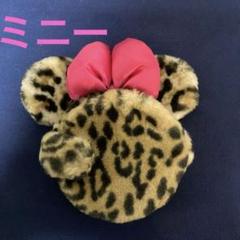 ヒョウ柄　レオパード　ディズニー ディズニー ファンキャップ ヒョウ柄 レオパード柄 グレー
