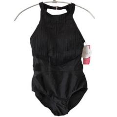 新品 Jocelyn ジョセリン ワンピース水着 黒 Mサイズ ノンワイヤー