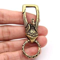 再販 【 No.37 アクセサリー カラビナ 50mm イーグル 真鍮 】★のサムネイル