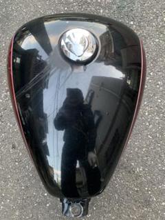 【タンク内サビゼロ】Honda Steed400 純正11Lタンク 黒赤 タンク内サビゼロ】Honda Steed400 純正11Lタンク 黒赤