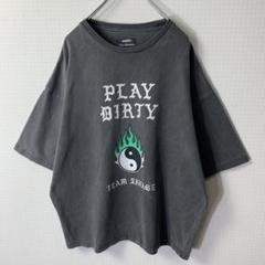 genzai × team tomodachi Tシャツ L フェードブラック