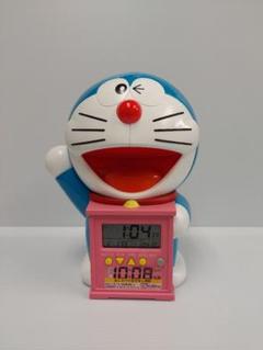 <新品·未使用> ドラえもん おしゃべり目覚ましデジタル時計(箱·説明書付)