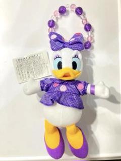 レア　ディズニー　デイジー　ぬいぐるみバッジ　ワッペ　スクバ　紫 レアディズニーデイジーぬいぐるみバッジワッペスクバ紫