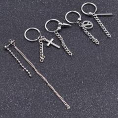 kpop アクセサリー ピアス 18G 5個セット