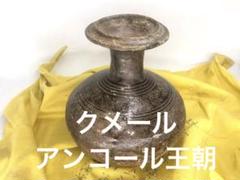 クメール王朝時代の褐釉兎型壺 クメール王朝時代の褐釉兎型壺