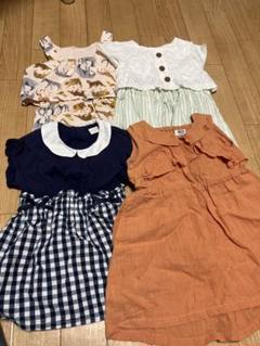 女の子80 ワンピース4枚　まとめ売り