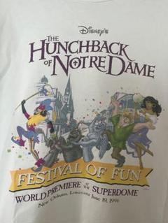 超レア　ビンテージ  ディズニー・ミュージカル「ノートルダムの鐘」Tシャツ ノートルダムの鐘 激レア！ディズニー 90s USA製 ビンテージ T