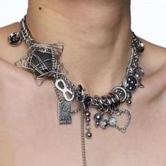 【Bigなチャームが華やか♪】Dior Symbol チョーカー ネックレス Bigなチャームが華やか♪】Dior Symbol チョーカー ネックレス