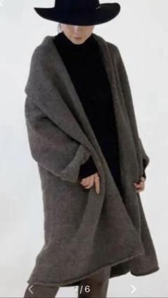 LAUREN MANOOGIAN ローレンマヌージアン ロングガウンコート LAUREN MANOOGIAN/ローレン マヌージアン】 U CAPE（ストール