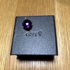 GSTV K18 YG スクエアペンダントラングネックレス GSTV K18 YG スクエアペンダントラングネックレス