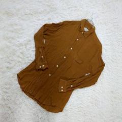 Ficceシャツ 幾何学柄プリント楊柳オープンカラーシャツ｜メンズファッション