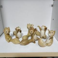 鋳銅りす置物須貝庄三作