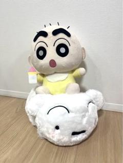 クレヨンしんちゃん　めちゃもふぐっと　ベイビーしんちゃん　のっかりシロぬいぐるみ