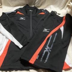 Mizuno ジャージ ブラック/オレンジOサイズ上下セットハーフパンツ送料込み m65047160923_1.jpg?1749389939