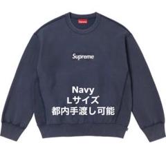THE FOURHEADS | Supreme Washed Box Logo Crewneck Brushed