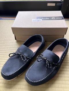 Clarks Trimocc Edge ネイビー 25.5cm 試着のみ　箱付きのサムネイル