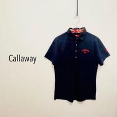 Callaway キャロウェイ レディース ゴルフウェア ネイビー ポロシャツ
