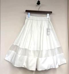 スコットクラブ系列 fennel プリーツスカート♪アイボリー[美品] Forest Wardrobe 森林のかご4.0 ボックスプリーツスカート