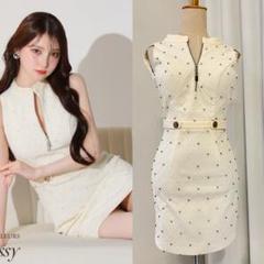 ROBE de FLEURSタイトドレス [GL3554-IV]サイズXS ROBE de FLEURSタイトドレス [GL3554-IV]サイズXS XSサイズあり